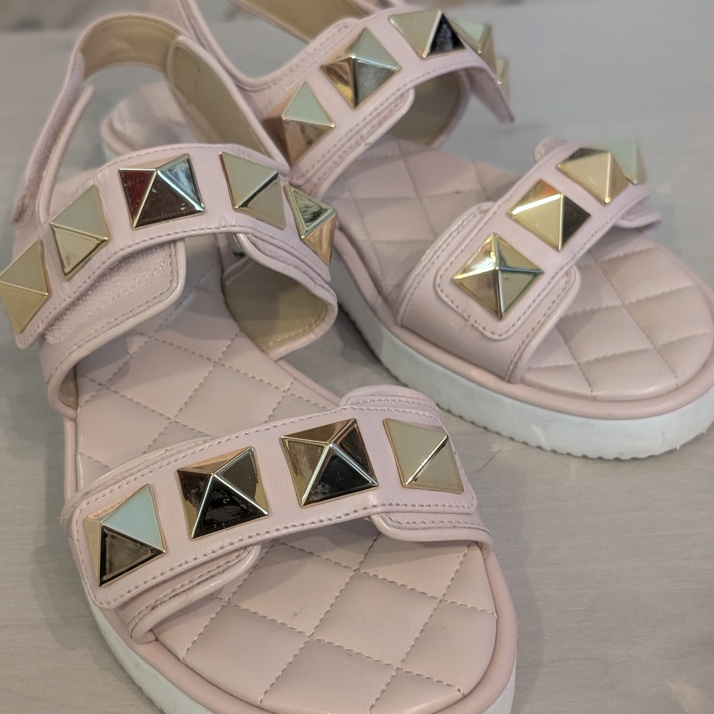 Michael Kors Pink Studded Sandals